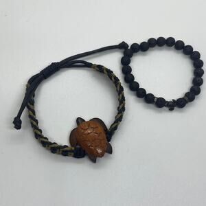 Set of 2 Turtle Bracelets